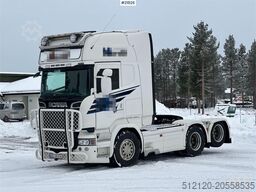 Scania R730 6x2 tractor unit w/ hydraulics. WATCH VIDEO.