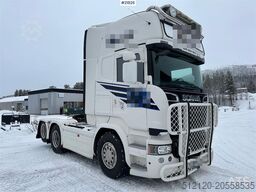 Scania R730 6x2 tractor unit w/ hydraulics. WATCH VIDEO.