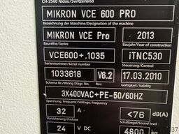 Mikron VCE 600 Pro