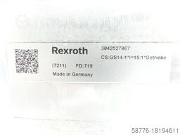 Rexroth 3SIEK63-4C2/339 MNR 3842547992 Getriebe SN: 718B17315665