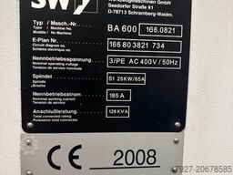 SW Schwäbische Werkzeugmaschinen GmbH BA 600 2-CNC, 2-spindlig
