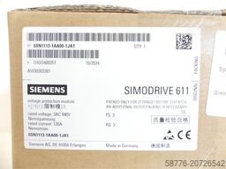 Siemens 6SN1113-1AA00-1JA1 SIMODRIVE SN: O4SO400257 - ! -