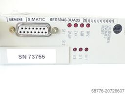 Siemens Simatic S5-155U 6ES5948-3UA22 CPU948 Version 1 SN 73755