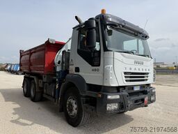 Iveco Trakker 380T45 Kipper + Kran CORMACH 6x4