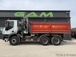 Iveco Trakker 380T45 Kipper + Kran CORMACH 6x4