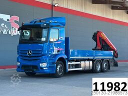 MERCEDES-BENZ Actros 2551 6x2 LL/PALFINGER+ Ackermann AH/ Glas