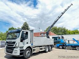 IVECO Pritsche + HIAB HIDUO 228 Kran