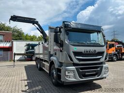 IVECO Pritsche + HIAB HIDUO 228 Kran