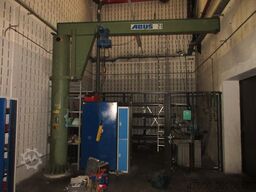 Abus VS Kran Drehkran Hallenkran 2t Abus Kettenzug GM NL 2000Kg L 4m H 4m