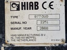 MAN TGL 12.210 - HIAB 077 DUO Crane / Grua - Manual...