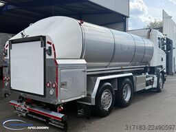 Scania R490 RVS tank, Euro 6, Stuuras, Retarder, 15000...