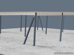 10x15m Lagerbühne , Belastung : 500kg/qm Unterkante: 3,0m , ca. 150qm Systembühne