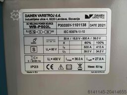 OTC Daihen FD-B6L, HWP 2000/400, WB-P500L, FD19