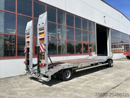 Möslein T 2 Schwebheim  Neuer 2 Achs Tieflader- Anhänger, Verbreiterung