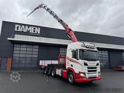 Scania R 500 8x4 HMF 5020-K6 + JIB FJ 1000-K5
