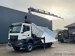 MAN TGS 33.440 6x6 /3-Seiten- Kipper /  HIAB 228-6