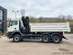 MAN TGS 33.440 6x6 /3-Seiten- Kipper / Kran HIAB 302