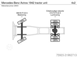 Mercedes-Benz Actros 1942 tractor unit