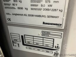 Jungheinrich EKX 516 G+I 120 800 ZT