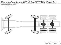 Mercedes-Benz Actros 4165 V8 8X4 SLT TITAN HEAVY DUTY TRACTOR...