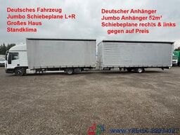Iveco 80E22 Jumbo Schiebeplane L+R Gr. Haus Standklima