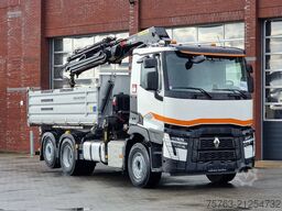 Renault C 440 - 6x2*4 - HIAB X Pro 232 Crane - Meiler 3...