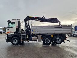 Renault C 440 - 6x2*4 - HIAB X Pro 232 Crane - Meiler 3...
