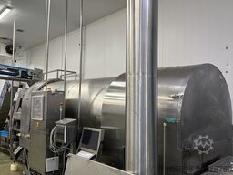 Packo Rotary drum IQF freezer ex cheese plant