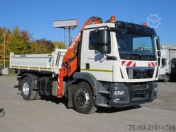 MAN TG-M 18.340 4x2  2-Achs Kipper Kran Funk 3xhydr+