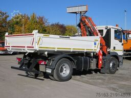 MAN TG-M 18.340 4x2  2-Achs Kipper Kran Funk 3xhydr+
