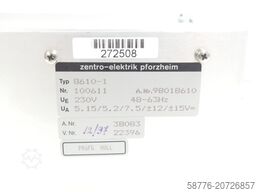Zentro-Elektrik zentro-elektrik 8610-1 Power Supply SN:100611