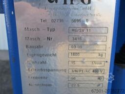 H&G Screw compactor Ballenpress HG/SV 11 ( 3383)