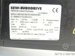 SEW-EURODRIVE SEW WF20 CMP50S/BP/KY/AK0H/SB1 Schneckengetriebemotor SN 01.1896603719.0001X13