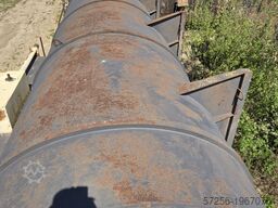 113m³ above-ground steel tank on steel supports