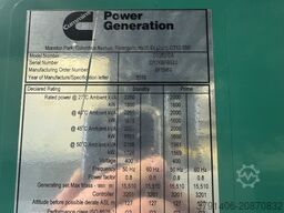 NOW - Four Cummins 2,250 KVA Generators C2250 D5 Engine: QSK60-G9