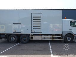 Mercedes-Benz AXOR 2529 6x2 Closed box with Woma high pressur...