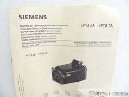 Siemens 1FT5066-1AF71-4AA0 Servomotor SN: EJO10046298016 - ! -