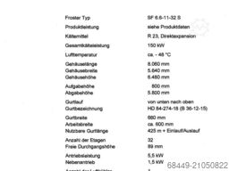 Heinen Arctic Spiral Freezer Type SF 6.6-11-32