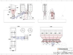 CONSTMACH Centrale à Béton Centrale à béton de type sec 100 m3