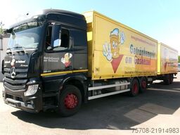 MERCEDES-BENZ 2543 Actros*kpl Zug*2x 7,6 m Schwenkwand*LBW*NLA