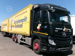 MERCEDES-BENZ 2543 Actros*kpl Zug*2x 7,6 m Schwenkwand*LBW*NLA