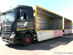 MERCEDES-BENZ 2543 Actros*kpl Zug*2x 7,6 m Schwenkwand*LBW*NLA