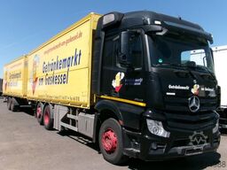 MERCEDES-BENZ 2543 Actros*kpl Zug*2x 7,6 m Schwenkwand*LBW*NLA