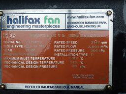 Halifax fan 45,5/45RTB SYN GAS Explosion proof High temp