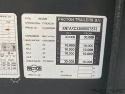 Pacton AXC.330 AXC330 / 20 FT Container Chassis Aanhan...
