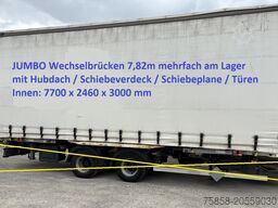 Krone Jumbo 7,82m 3m hoch Hubdach + Edscha