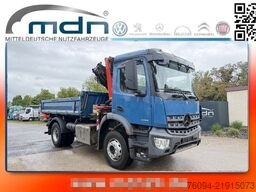 MERCEDES-BENZ Arocs 1830 4x2 Kipper KRAN 13m Funk Greifer AHK