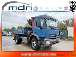MERCEDES-BENZ Arocs 1830 4x2 Kipper KRAN 13m Funk Greifer AHK