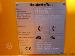 Haulotte HS15EPRO Valid Inspection, *Guarantee! Full Electr