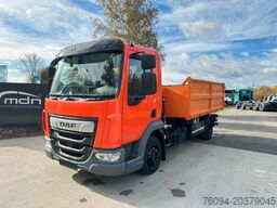 DAF LF 180 Abrollkipper SCHROTTGREIFER KRAN FUNK AHK